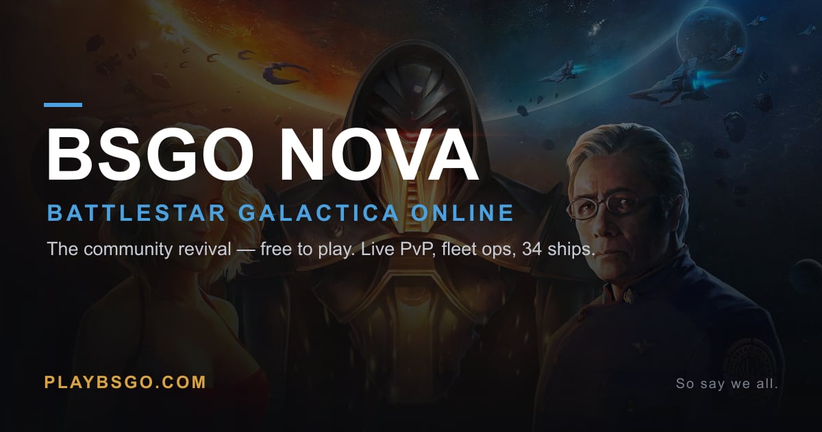Battlestar Galactica Online — Play Free | BSGO Nova